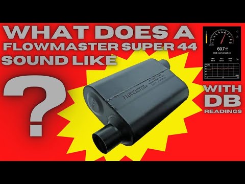 How loud is a 44 Series? Flowmaster Super 44 Series Muffler Install w/Db Readings