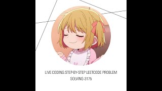 YouTube video 'Live Coding:Step-by-Step LeetCode Problem Solving-3175 Find the First Player to Win K Games in a Row'