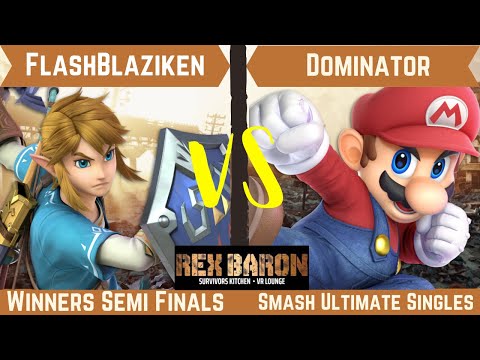 Rex Baron 4 Winners Semi Final - FlashBlaziken (Link) Vs. Dominator (Mario)