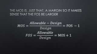 Margin of Safety (MOS) vs Factor of Safety (FOS)