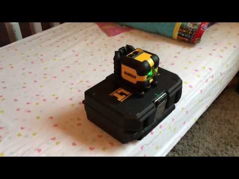Anchor furniture quickly, save a life, with DeWALT's Cross Line Green Laser Level