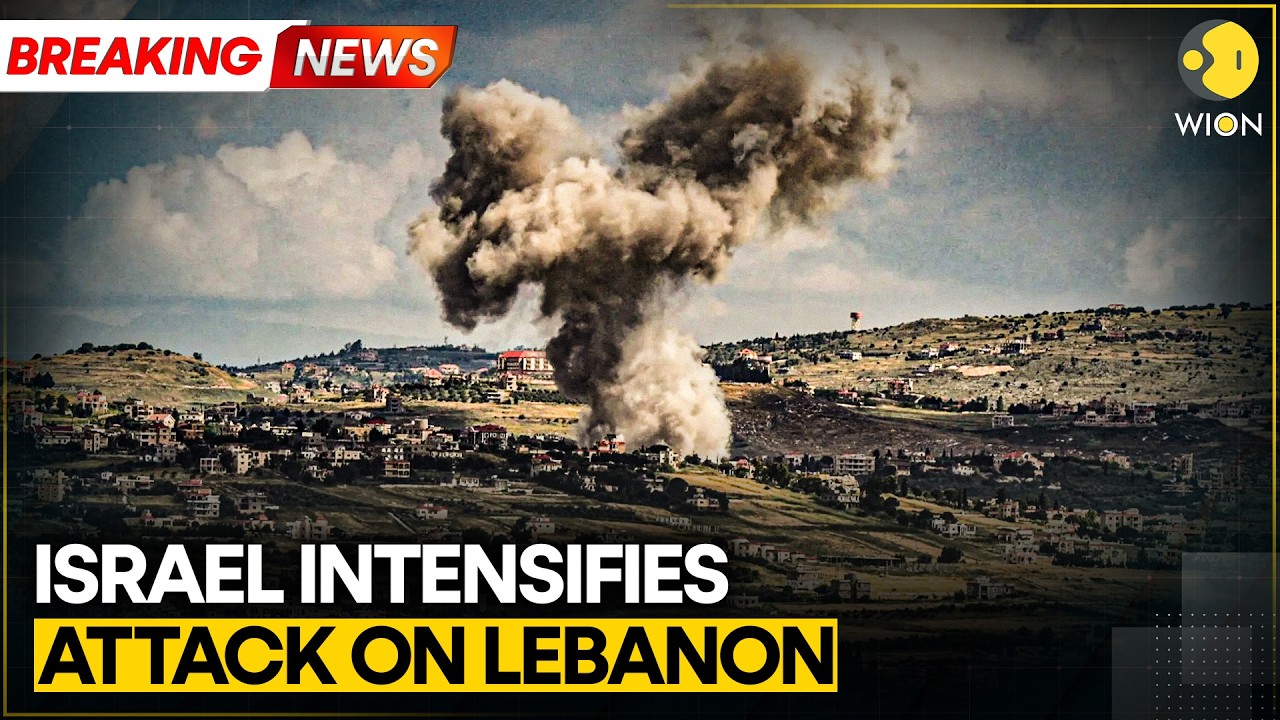 Israel Steps Up Attack as Smoke Shrouds Beirut Skyline | WION BREAKING