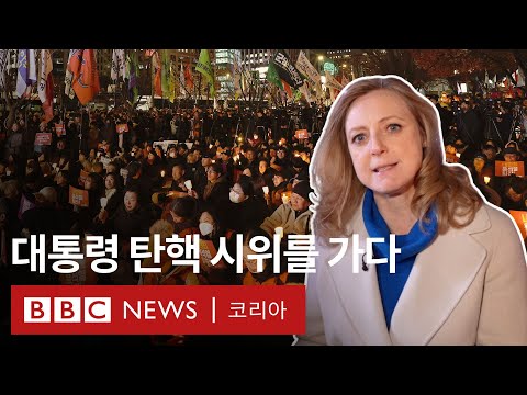 '민주주의 지키기 위해 나왔다' 탄핵 시위 나선 시민들 만난 BBC 특파원