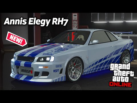 GTA 5 Online - Annis Elegy RH7 (Nissan Skyline GT-R R34) - DLC Vehicle Customization