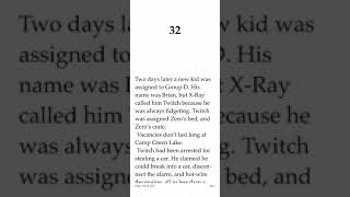 Holes Chapters 32-34