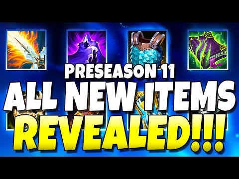 *NEW* ALL SEASON 11 ITEMS REVEALED!!! New Mythic Items For EVERY CHAMP CLASS!! - League of Legends