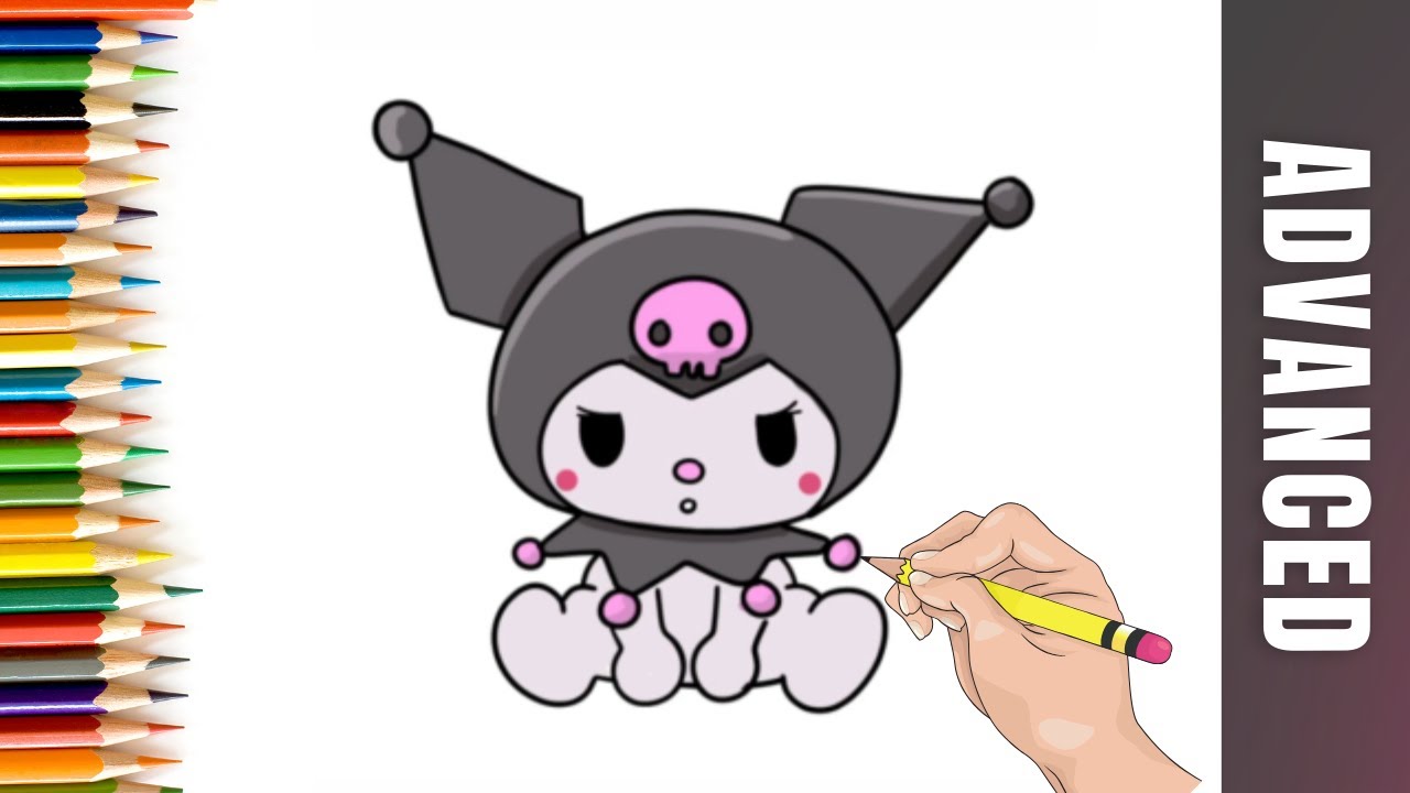 How to Draw Kuromi Easy for Kids