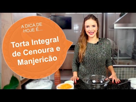 Torta de cenoura com manjericão: Você já provou? É Deliciosa