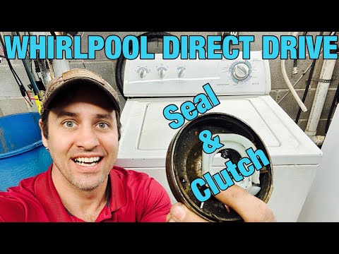 Whirlpool Direct Drive Washer Leaking and Not Spinning | Quick 91939 Seal & 285785 Clutch Fix