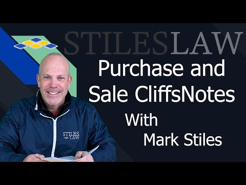 Purchase and Sale Agreement Overview (MA)