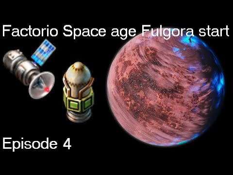 The space age has begun | Factorio Space age Fulgora start | E4