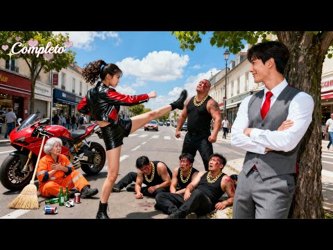 CEO veio se divorciar da esposa frágil!Mas ao vê-la derrubar capangas p/ salvar idosa,se apaixonou!