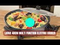 TRENDI Large 40CM Multi Function Electric Cooker 1500W Large Non Stick Pizza PAELLAS STEWS