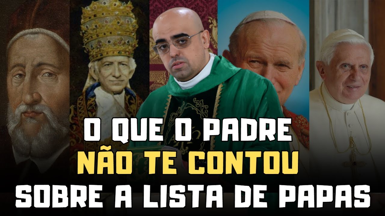 A LISTA DE PAPAS DA IGREJA CATÓLICA É CONFIÁVEL? (Refutando o Padre José Eduardo)
