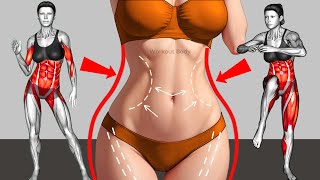 ➜ 30-MIN Standing Flabby Stomach Workout🔥Flatten Your Belly & Slim Waist Fast at Home