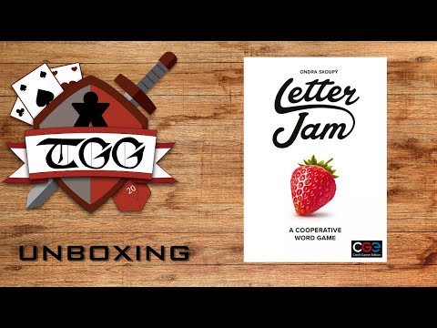Letter Jam Board Game Unboxing