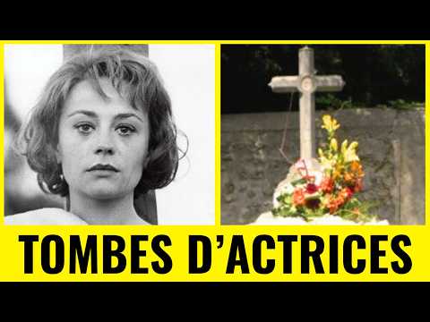 60 GRAVES of LEGENDARY actresses of French cinema