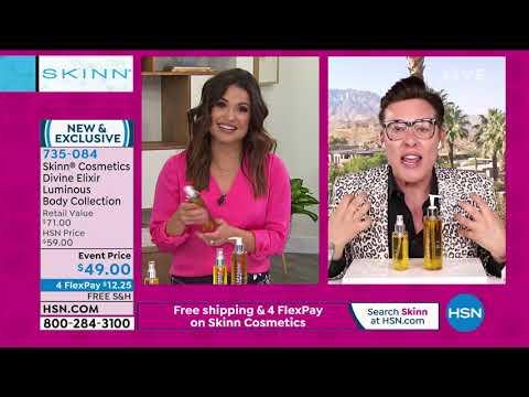 Skinn Cosmetics Divine Elixir Luminous Body Collection