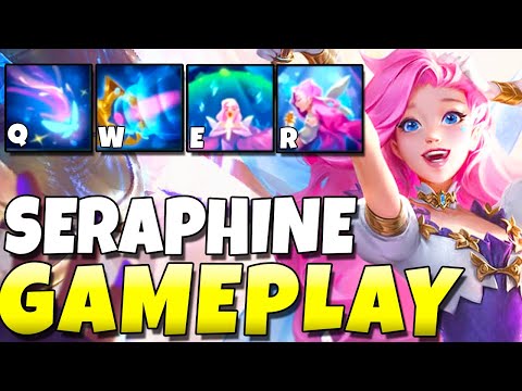 NEW CHAMPION SERAPHINE GAMEPLAY!!! IS SHE SONA 2.0?? - League of Legends