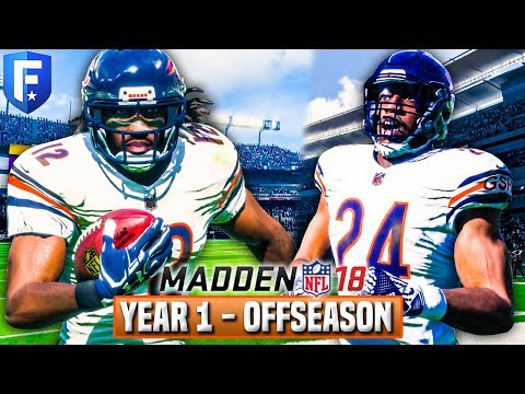 Madden 18 Bears Franchise | Year 1 FULL Offseason (NFL Draft/Free Agency)  Ep.19