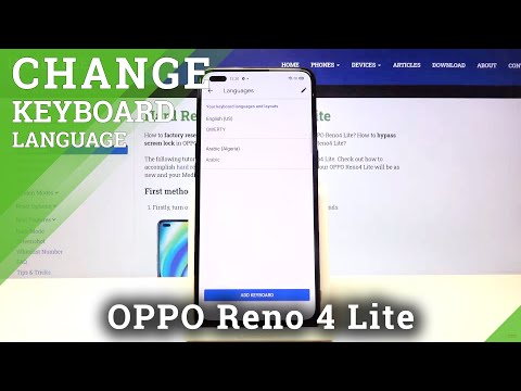 How to Switch Keyboard Language in OPPO Reno 4 Lite – Keyboard Settings
