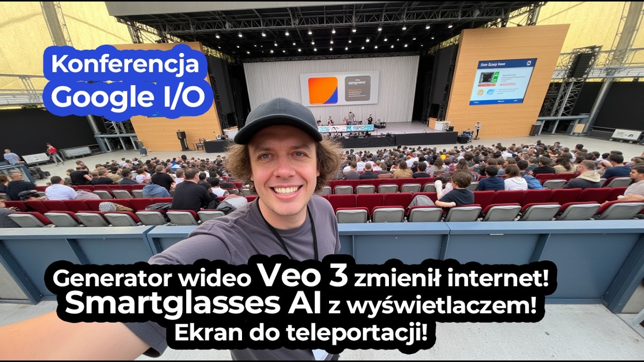 Nowości z USA! Generator Veo 3, Smart-Okulary, Agenci - Google I/O 2025 #ai #sztucznainteligencja