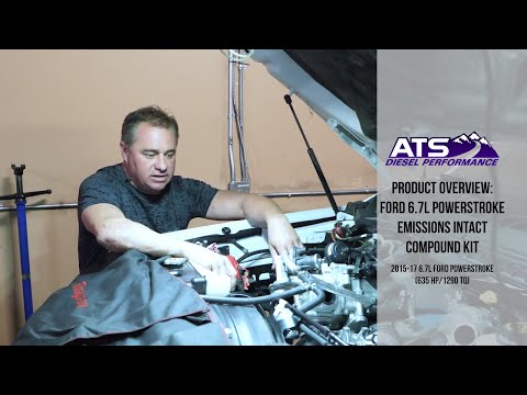 ATS Aurora Plus 6000 Compound Turbo Kit - 2015-2019 Ford 6.7L - 635hp Emissions On