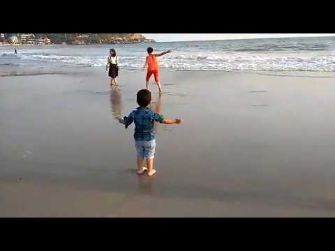 Abhigyan at kerala  beach 1