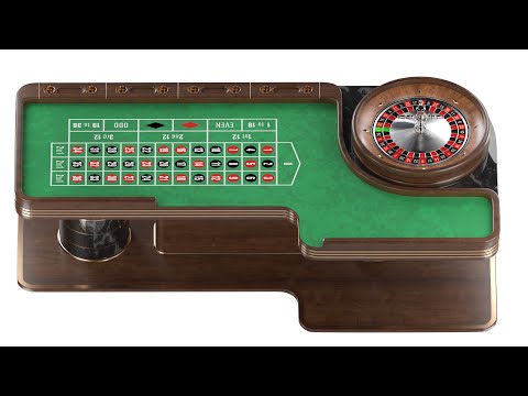 CASINO ROULETTE TABLE * 3D Model