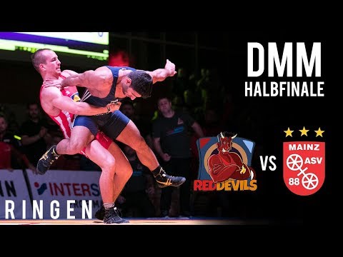 RINGEN - DMM Halbfinale (Vorkampf)  - Heilbronn vs. Mainz - 66kg FR - George Bucur vs. Niklas Dorn