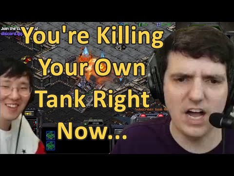 You're Killing Your Own Tank Right Now... (Artosis Clips)