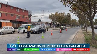 Fiscalización a vehículos del transporte público en Rancagua