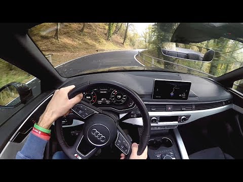 2017 Audi A5 2.0 TDI Convertible S-Line POV Drive on Winding Roads