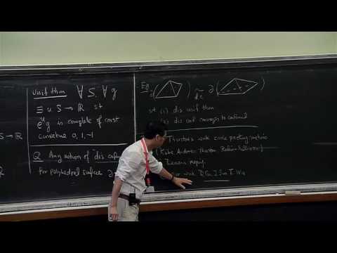 F. Luo - An introduction to discrete conformal geometry of polyhedral surfaces (Part 1)