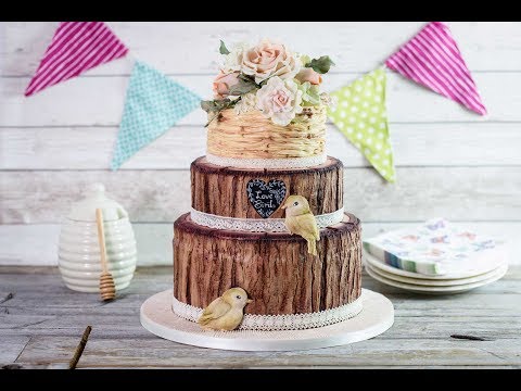 RUSTIC WOODLAND BARK silicone icing mould RUSTIC WOODLAND BARK silicone icing mould