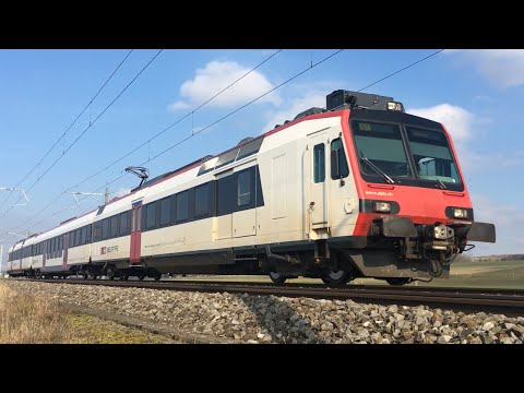 [FR/DE] Trafic ferroviaire/Bahnverkehr Bavois - 14.02.2018 - Transports Publics Suisses