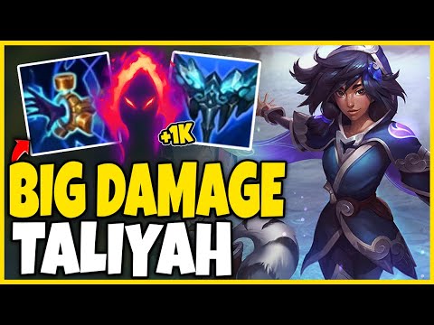 CARRY YOUR GAMES ON TALIYAH SUPPORT WITH THIS MASSIVE DAMAGE BUILD - League of Legends