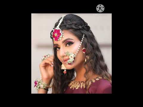 #flower jewelry #holud ceremony for bridal #meher afroj sinthiya