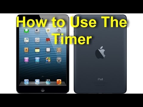 Apple iPad - How to Use The Timer