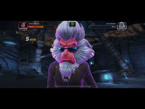 0 Damage fight! R4 5* Kitty Pryde solo Hit Monkey in Shang Chi Challenge