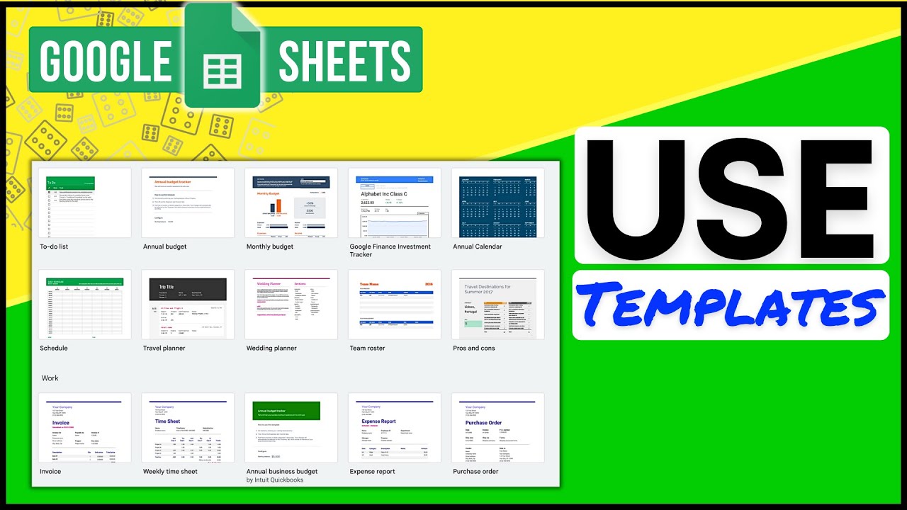 How to Use Google Sheets Templates