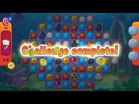 GP:75 - Fishdom:54  #level150 #challenge | PUs GPs