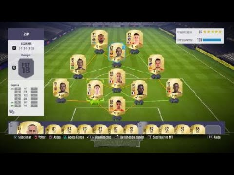 Time de 80k ultimate team fifa 18