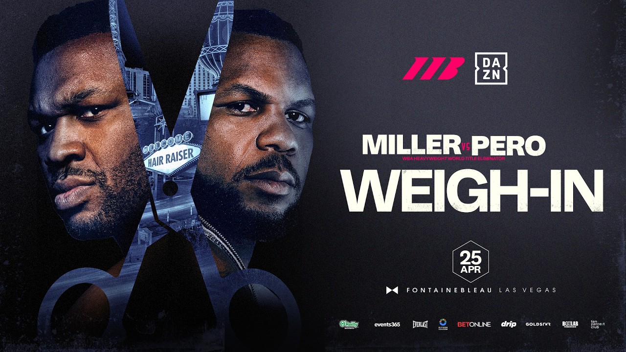Jarrell Miller Vs Lenier Pero Weigh In | Matchroom Boxing
