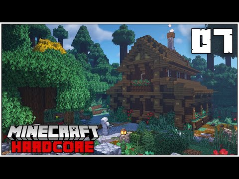 EPIC STORAGE HOUSE BUILD - Minecraft Hardcore