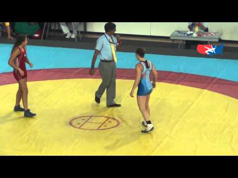 Cadet World W - Leathers (USA) pin Sandahl (SWE),  60 kg