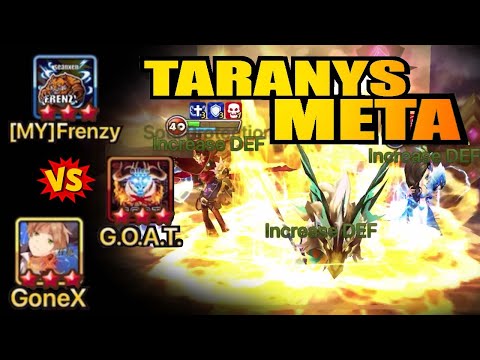 Battling RANK NO. 1 in G3 Siege vs GoneX & G.O.A.T. It's the Cano Taranys Meta!! - Summoners War