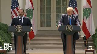 President Trump and Lebanese Prime Minister Saad Hariri's, July 25, Press Conference
