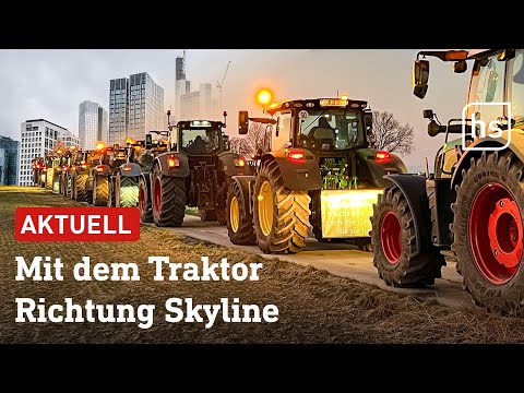 Verkehrschaos in Frankfurt droht: 1.500 Landwirte an der Messe erwartet | hessenschau