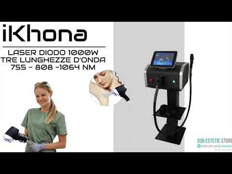 Laser diodo 3 lunghezze d'onda 755 - 808 - 1064 nm - 1000W portatile estetica 40J